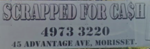 Scrapped for Cash — Scrap Metal Recycling in Morisset, NSW in Morisset