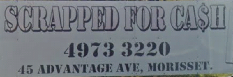 Scrapped for Cash — services in Morisset